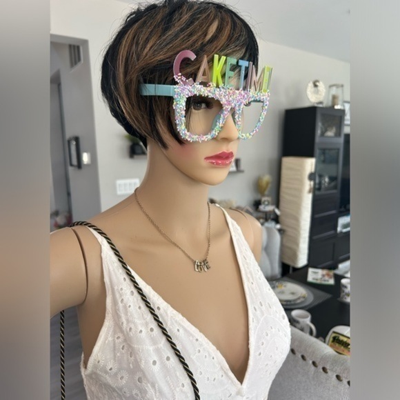 โจNWT Birthday Party ๐ฅณ Cake ๐ Time Candy ๐ญ Sprinkle glasses - Picture 3 of 10